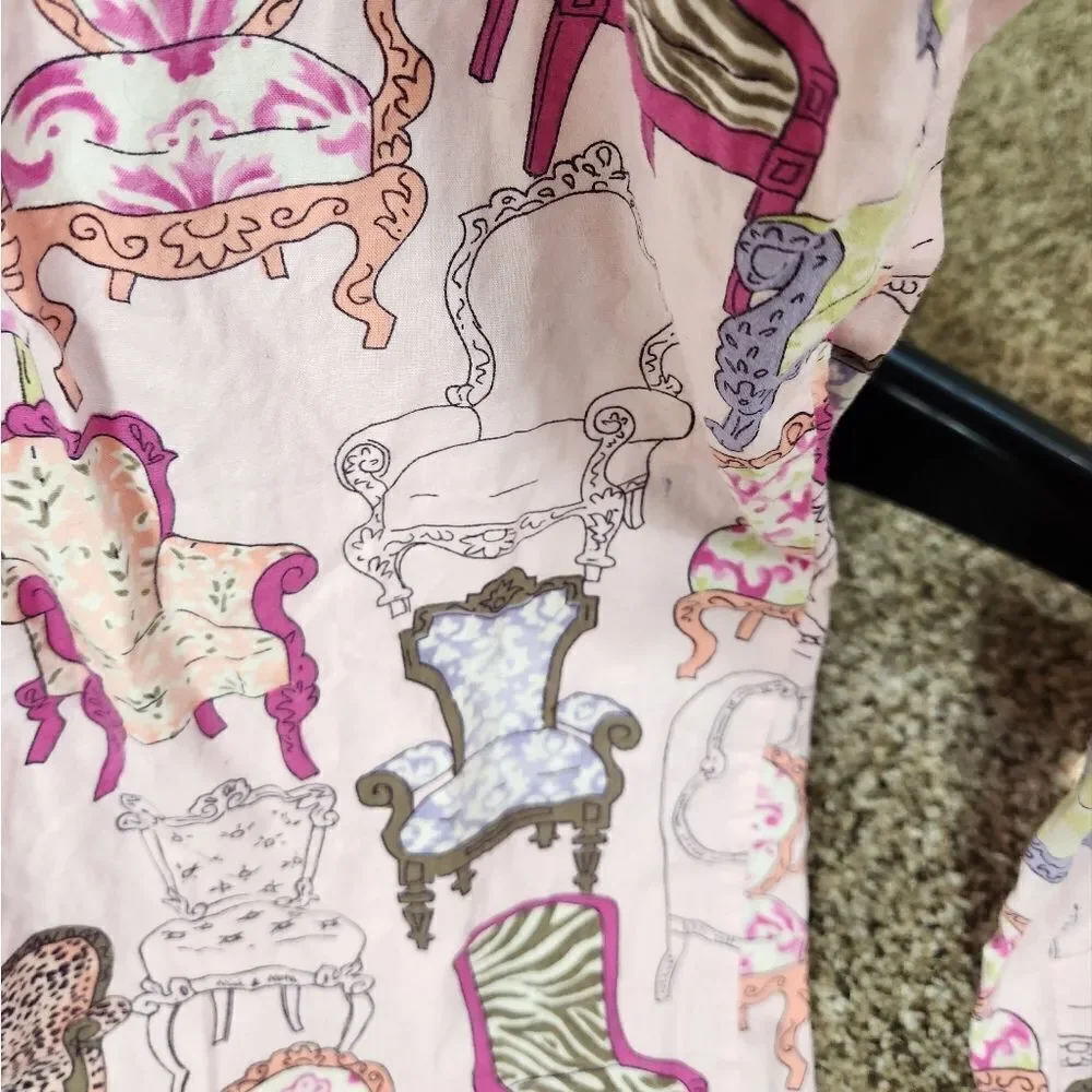 Nick & Nora Chairs Pajamas XL Vintage Y2k